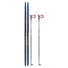 Комплект лыжный Бренд ЦСТ Step, 170/130 (+/-5 см), крепление Nnn, цвет Микс .