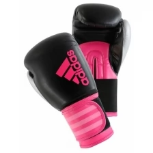 Перчатки боксерские Hybrid 100 Dynamic Fit черно-розовые, вес 12 унций